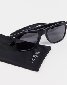 Черные матовые солнцезащитные очки Burton Menswear-Черный