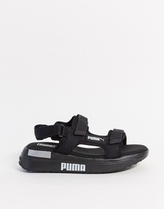 Черные сандалии Puma Future Rider-Черный