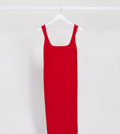 Красное платье миди Fashionkilla Maternity-Красный