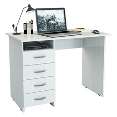 Стол компьютерный МАСТЕР Милан левый/правый, ЛДСП, белый Master