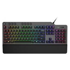 Клавиатура Lenovo Legion K500 RGB, USB, c подставкой для запястий, черный [gy40t26479]