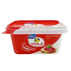 Сыр Viola в ваннах Нежная с салями 35% 400 г Valio