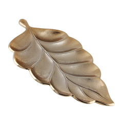 Блюдо Dekor pap лист металл декоративное 23х41