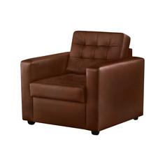 Кресло ФС Нубия натуральная кожа светло-коричневый 89x86x86
