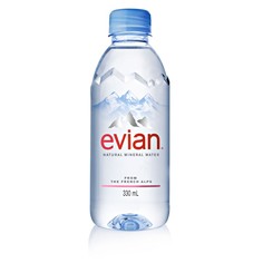 Вода минеральная Evian негазированная 0,33 л