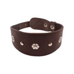 Ошейник для собак ZOOEXPRESS Камбала коричневый 40 см