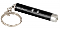 Фонарь-брелок Ultraflash LED30L с лазерной указкой, Black