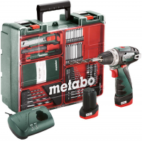 Аккумуляторная дрель-шуруповерт Metabo PowerMaxx BS Basic Set (600080880)