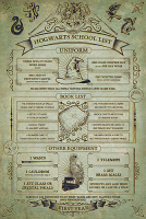 Постер Pyramid Harry Potter: Hogwarts School List (PP34102)