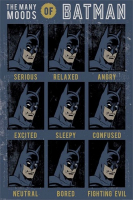 Постер Pyramid DC Originals: The Many Moods Of Batman (PP33906)