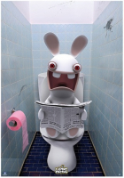 Постер ABYstyle Raving Rabbids: WC (ABYDCO307)