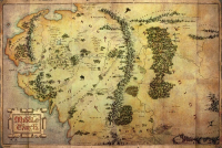 Постер Pyramid The Hobbit: Journey Map (PP32960)