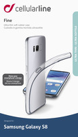 Чехол Cellular Line Fine для Samsung Galaxy S8 Clear (FINEGALS8T)