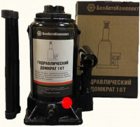 Домкрат бутылочный БелАК 16 т, TUV, 2 клапана (БАК.00035)