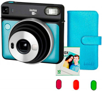 Фотоаппарат моментальной печати Fujifilm Instax SQ6 Set Aqua Blue