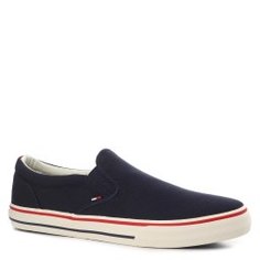 Слипоны TOMMY JEANS EM0EM00002 темно-синий