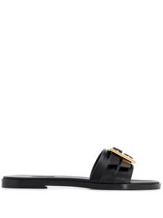 Versace сандалии с пряжкой Greca