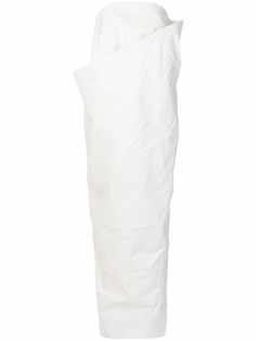 Rick Owens структурированное платье свободного кроя