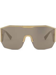 Versace Eyewear солнцезащитные очки-маска