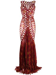 Gianfranco Ferré Pre-Owned платье 1990-х годов с геометричными вырезами