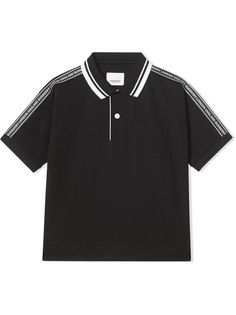 Burberry Kids рубашка поло с логотипом