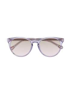Chloé Kids солнцезащитные очки в прозрачной оправе