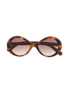 Chloé Kids солнцезащитные очки в оправе черепаховой расцветки