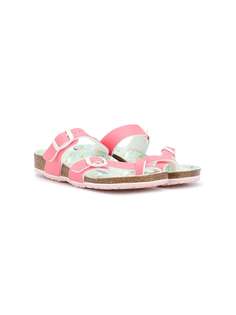 Birkenstock босоножки с ремешками и открытой пяткой