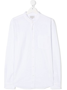 Woolrich Kids рубашка с нагрудным карманом