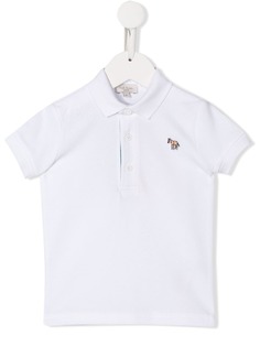 Paul Smith Junior рубашка-поло с вышитым логотипом