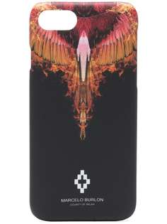 MARCELO BURLON COUNTY OF MILAN чехол для iPhone 7 Flames