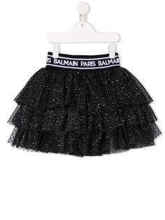 Balmain Kids юбка с оборками