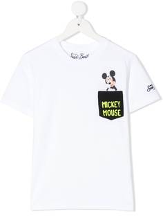 Mc2 Saint Barth Kids футболка Mickey Mouse с карманом