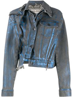 Ottolinger джинсовая куртка с двойным воротником