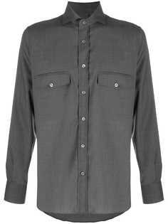 Canali рубашка с нагрудными карманами