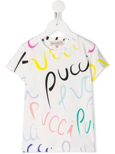Emilio Pucci Junior футболка с логотипом