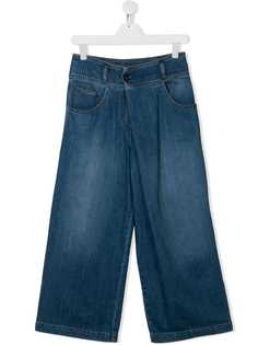 Brunello Cucinelli Kids джинсы широкого кроя