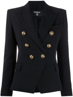 Balmain двубортный блейзер