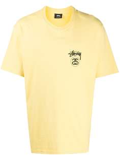Stussy футболка Stock Link с логотипом