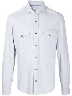 Brunello Cucinelli рубашка с карманами