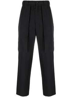 Black Comme Des Garçons прямые брюки с карманами