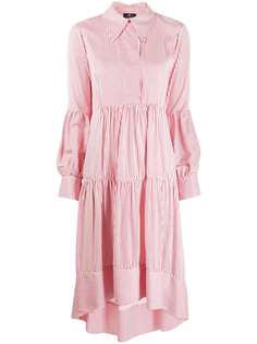 Elisabetta Franchi платье-рубашка в полоску