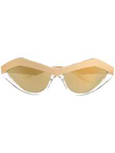 Bottega Veneta Eyewear солнцезащитные очки в оправе кошачий глаз