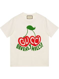 Gucci футболка с принтом Beverly Hills