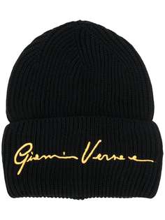 Versace шапка бини с вышитым логотипом