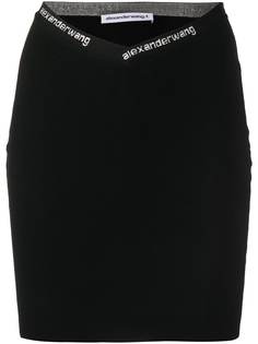 alexanderwang.t юбка с логотипом