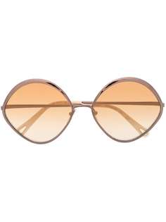 Chloé Eyewear солнцезащитные очки в круглой оправе