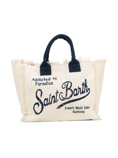 Mc2 Saint Barth Kids пляжная сумка с фирменным принтом