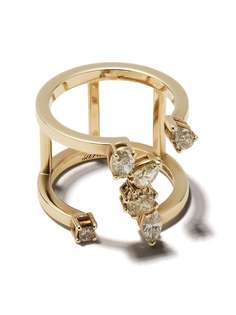 SARDO кольцо из желтого золота с бриллиантами