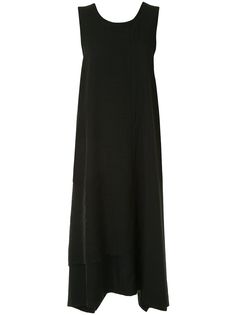 Ys платье миди без рукавов с драпировкой Y's
